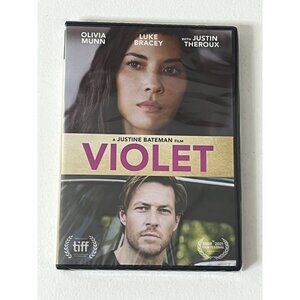 Violet DVD Movie New Sealed Drama 2021 Olivia Munn Justin Theroux Luke Bracey